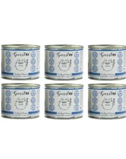 GUSSTO Cat Fresh Turkey & Tuna cibo umido per gatti tacchino e tonno 6x200 g