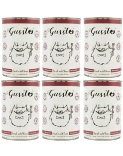 GUSSTO Cat Fresh Wild Boar cibo umido per gatti cinghiale 6x400 g