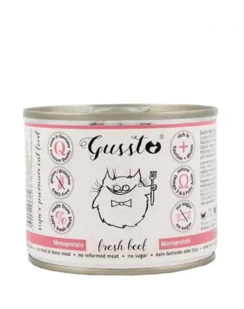 GUSSTO Fresh Beef - carne fresca di bovino 6x200 g
