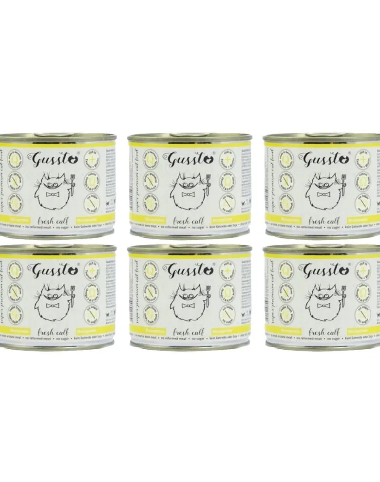GUSSTO Fresh Calf - carne fresca di vitello 6x200 g