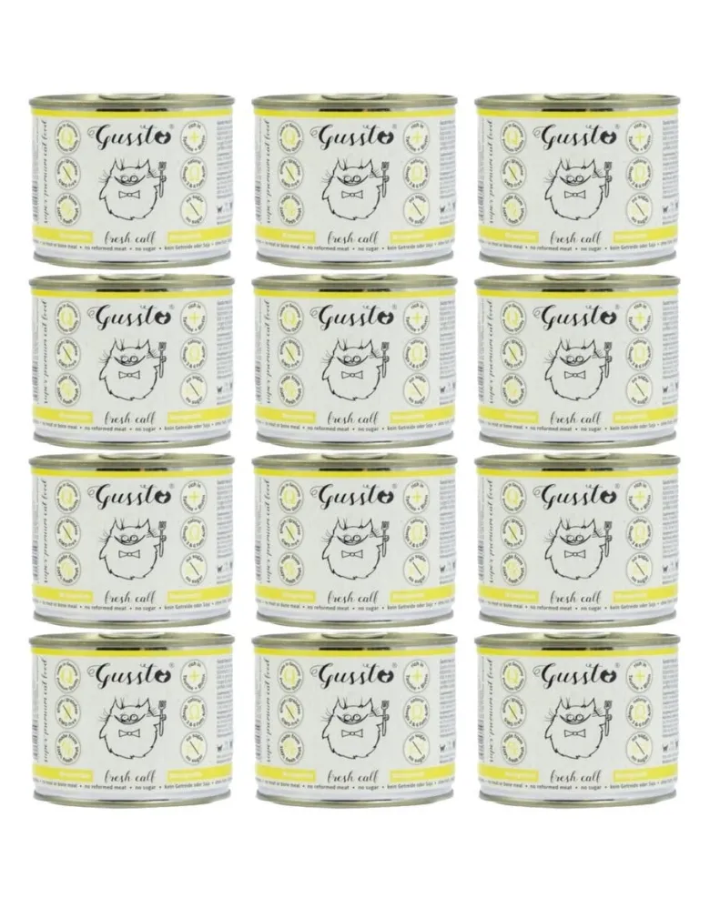 GUSSTO Fresh Calf - carne fresca di vitello 12x200 g