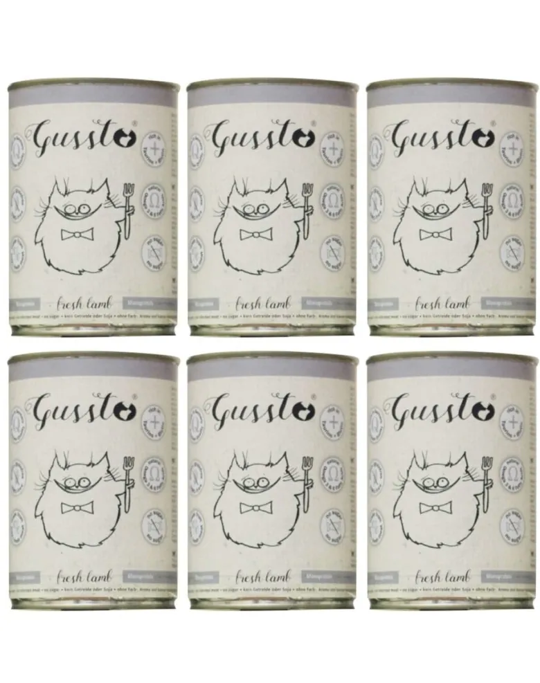 GUSSTO Fresh Lamb - carne fresca di agnello 6x400 g