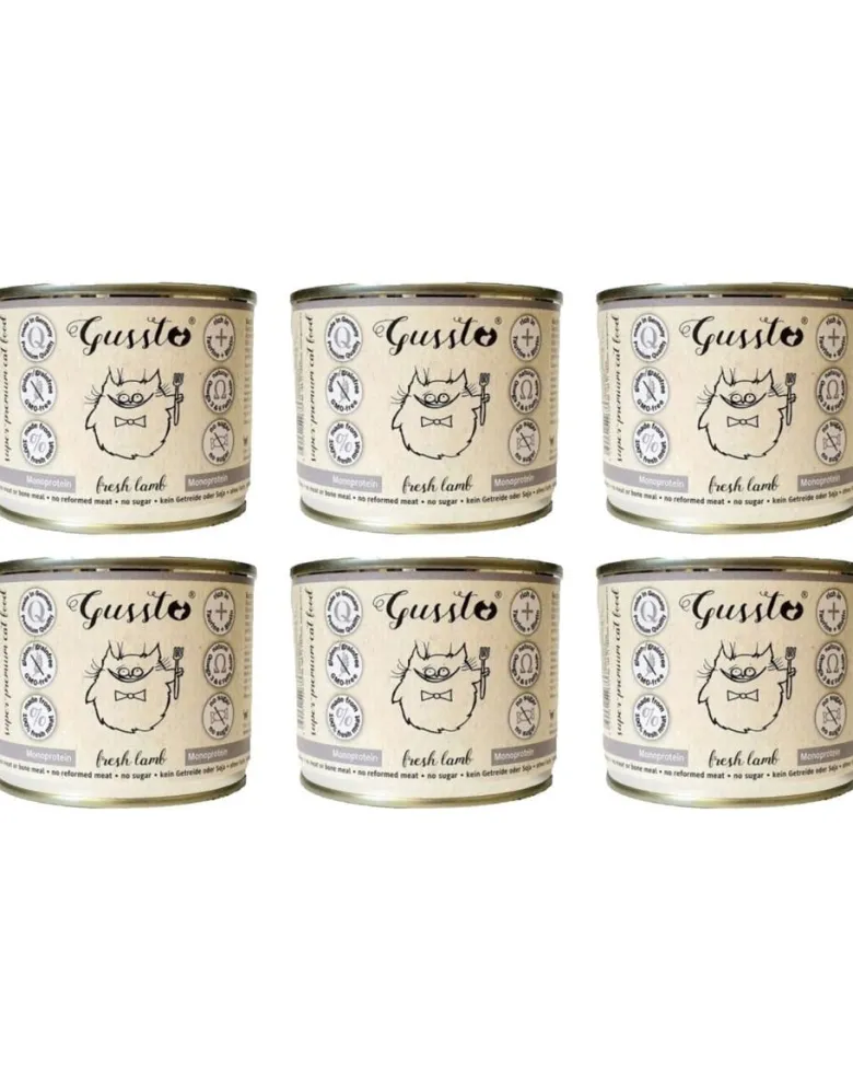 GUSSTO Fresh Lamb - carne fresca di agnello 6x200 g