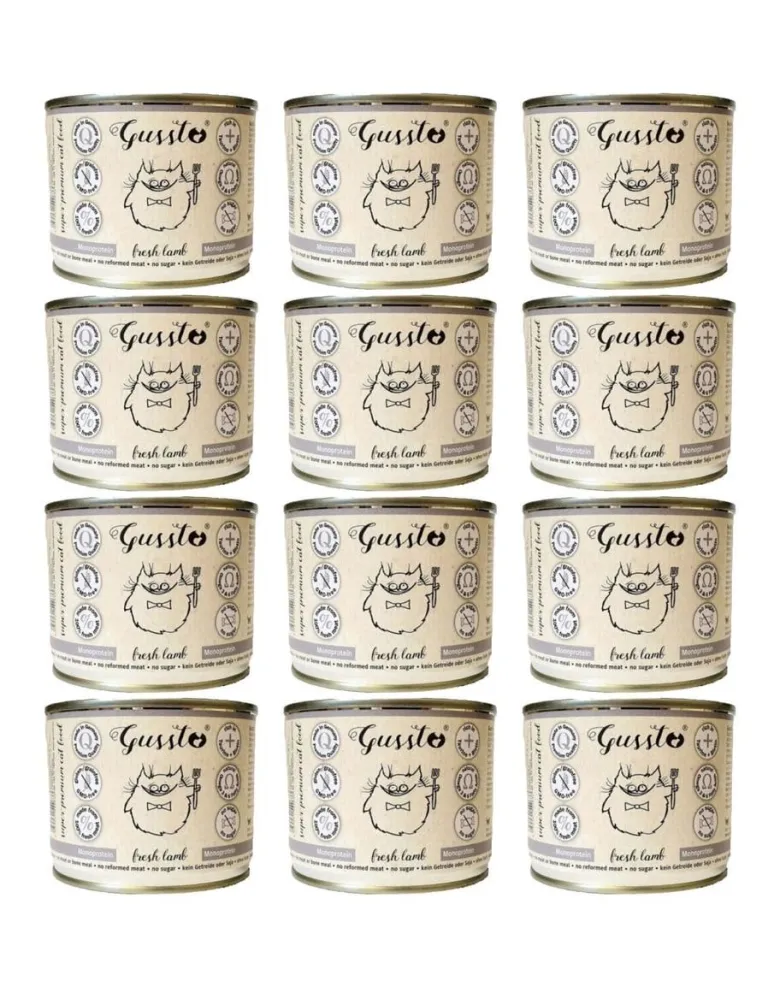 GUSSTO Fresh Lamb - carne fresca di agnello 12x200 g