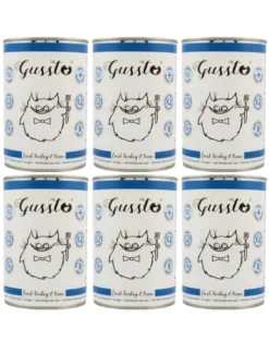 GUSSTO Fresh Turkey & Tuna carne fresca di tacchino con tonno 6x400 g
