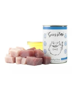 GUSSTO Fresh Turkey & Tuna carne fresca di tacchino con tonno 6x400 g