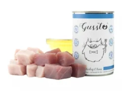 GUSSTO Fresh Turkey & Tuna carne fresca di tacchino con tonno 6x400 g