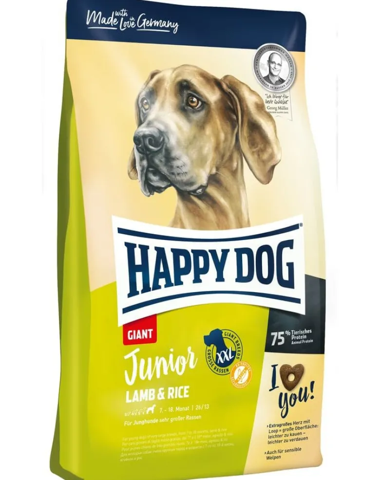 HAPPY DOG Junior Giant Agnello e riso 15 kg