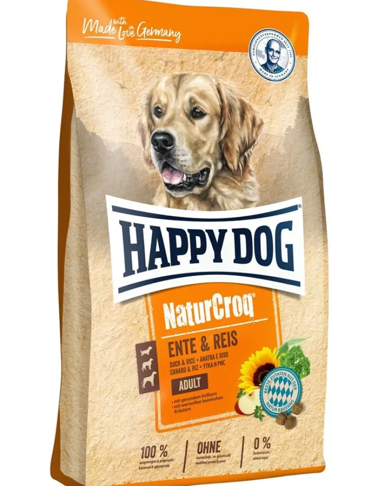 HAPPY DOG NaturCroq Anatra & Riso 11 kg anatra e riso, cibo secco per cani