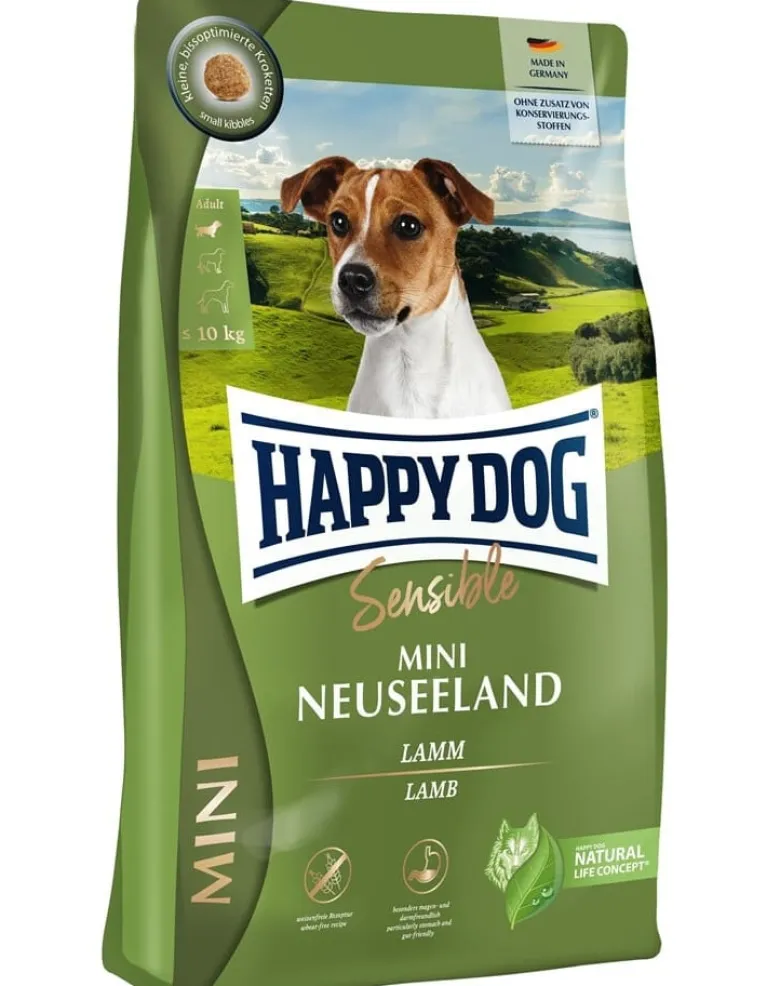 HAPPY DOG Sensible Mini Nuova Zelanda Agnello 4 kg cibo secco per cani