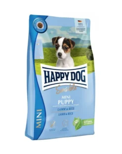 HAPPY DOG Sensible Mini Puppy 4kg agnello con riso