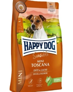 HAPPY DOG Sensible Mini Toscana 4kg anatra con salmone