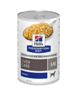 HILL'S Prescription Diet Canine l/d Liver Care 10 kg per cani con problemi epatici + 3 scatolette x 370g GRATIS