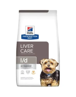 HILL'S Prescription Diet Canine l/d Liver Care 10 kg per cani con problemi epatici + 3 scatolette x 370g GRATIS