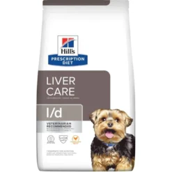 HILL'S Prescription Diet Canine l/d Liver Care 10 kg per cani con problemi epatici + 3 scatolette x 370g GRATIS