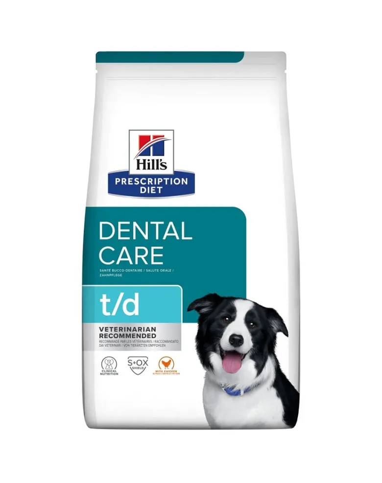 HILL'S Prescription Diet Canine t/d 4 kg alimenti per la salute orale del cane