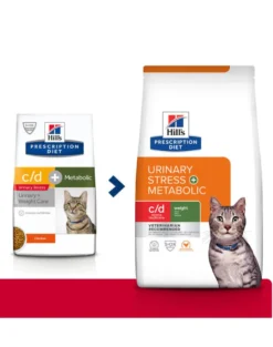 HILL'S Prescription Diet Feline c/d Urinary Stress + Metabolic 8 kg