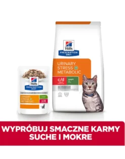 HILL'S Prescription Diet Feline c/d Urinary Stress + Metabolic 8 kg