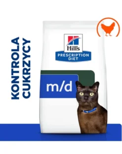 HILL'S Prescription Diet M/D Diabetes Feline With Chicken 3 kg