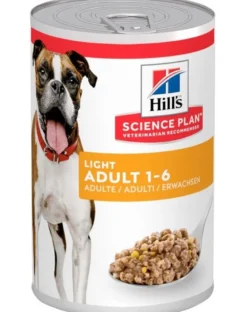 HILL'S Science Plan Adult Light Large breed con pollo 14kg + 3 scatolette GRATIS
