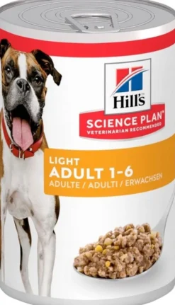 HILL'S Science Plan Adult Light Large breed con pollo 14kg + 3 scatolette GRATIS
