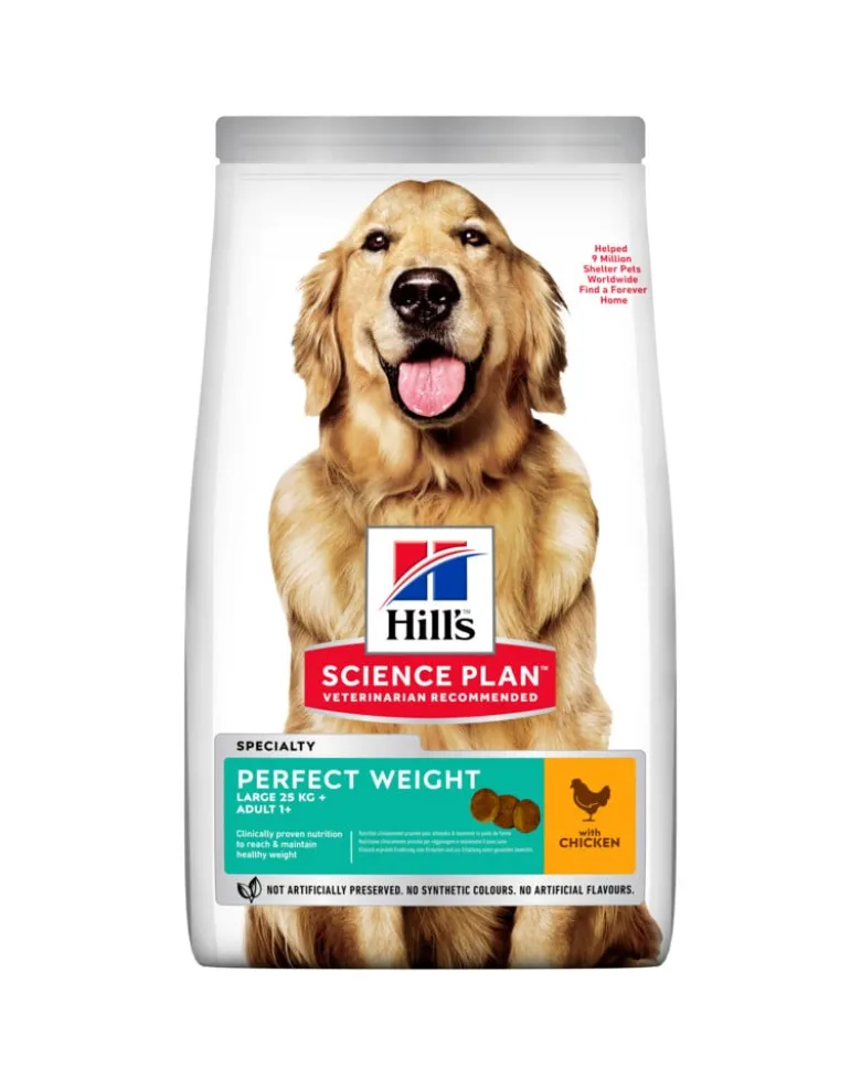 HILL'S Science Plan Adult 1+ Perfect Weight Large breed cibo secco con pollo 12 kg