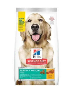 HILL'S Science Plan Adult 1+ Perfect Weight Large breed con pollo 12kg + 3 scatolette GRATIS