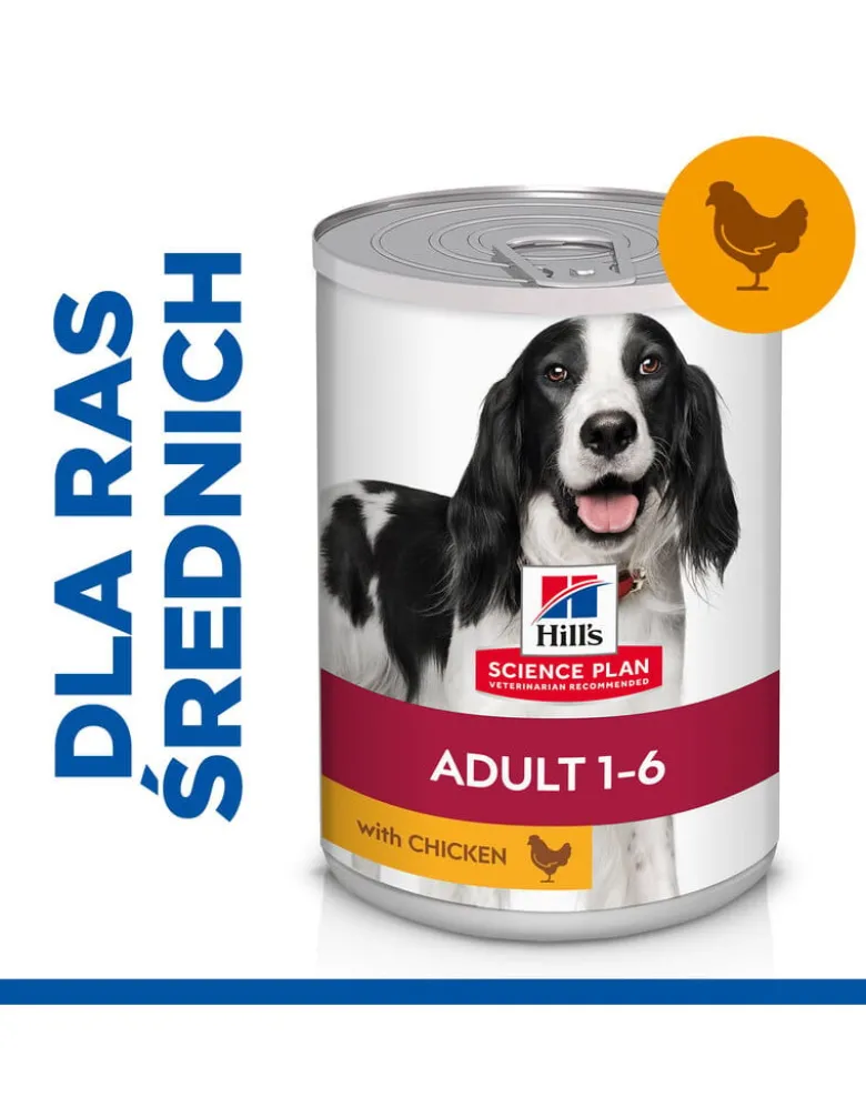 HILL'S Science Plan Canine Adult Healthy Mobility Medium Chicken 14kg supporto delle articolazioni + 3 lattine GRATIS