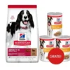 HILL'S Science Plan Canine Adult Medium Lamb & Rice 18kg per cani di taglia media con agnello e riso + 3 scatolette di cibo umido HILL'S GRATIS