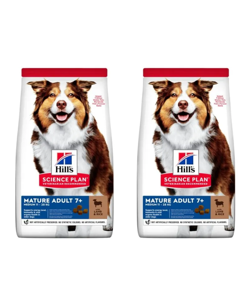 HILL'S Science Plan Canine Mature Adult Lamb & Rice 28 kg (2x14 kg)