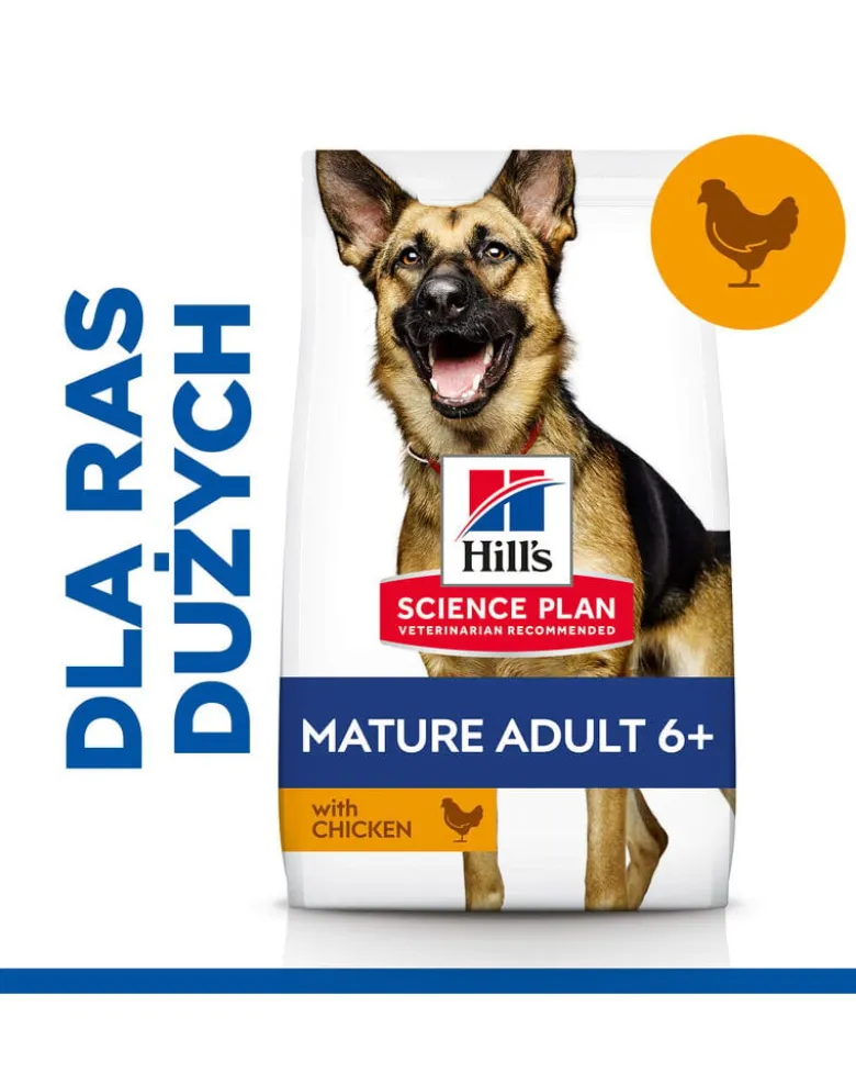 HILL'S Science Plan Canine Mature Adult 6+ Large breed Chicken 36 kg (2x18 kg)