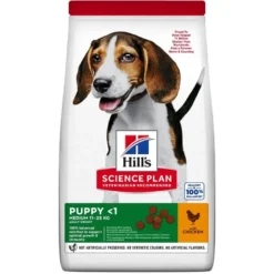 HILL'S Science Plan Canine Puppy Medium Chicken 36 kg (2x18 kg)