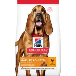 HILL'S Science Plan 7+ Dog Mature Light Medium Chicken 14kg per cani anziani + 3 lattine GRATIS