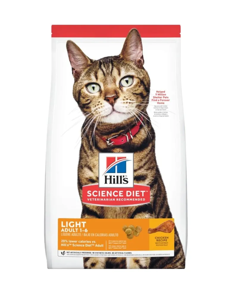 HILL'S Science Plan Feline Adult Light Chicken 10 kg per gatti sterilizzati pollo