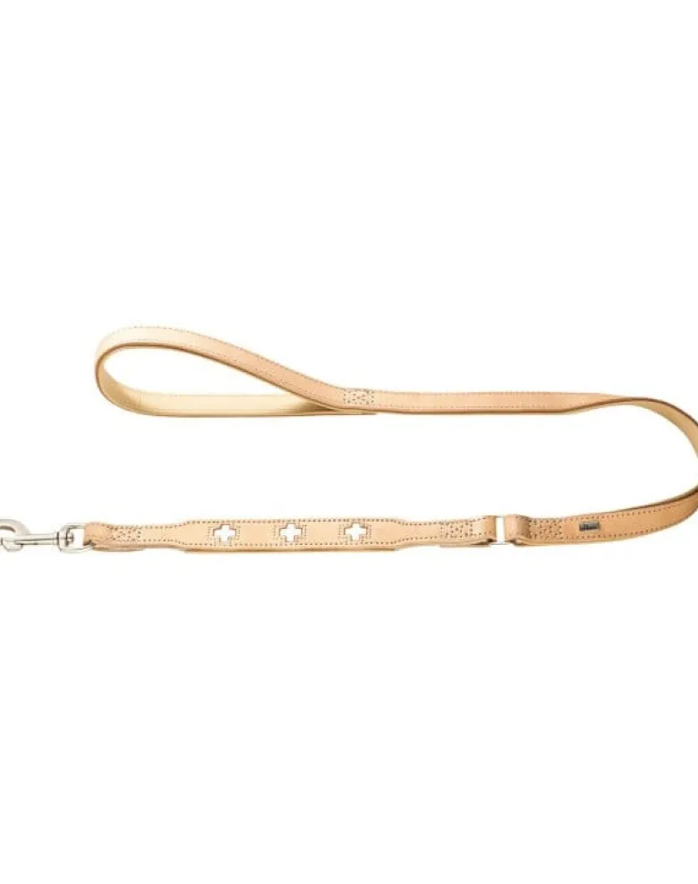 HUNTER Swiss Guinzaglio da allenamento in pelle 1,8cm/1m beige