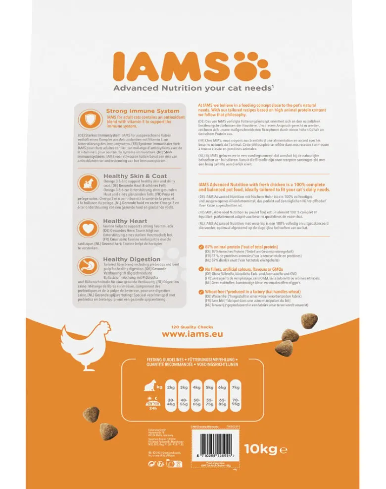 IAMS Cat Adult All Breeds Chicken 10kg