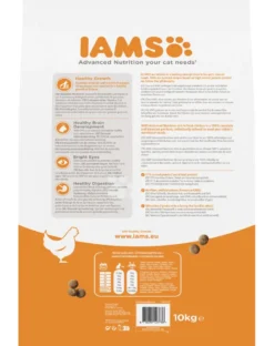 IAMS Cat Kitten & Junior All Breeds Chicken 10 kg
