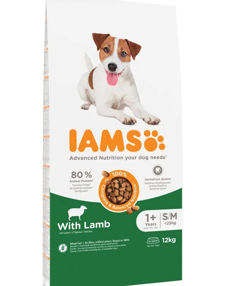 IAMS For Vitality Adult Small & Medium Breed Lamb 12 kg