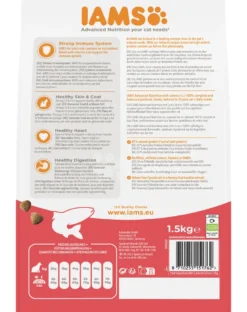 IAMS for Vitality per gatti adulti con salmone 1,5kg