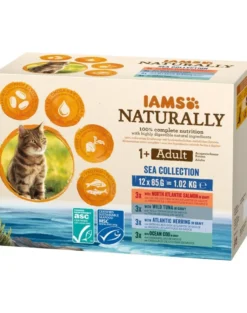 IAMS Naturally Cat Adult Sea Collection 12 x 85 g