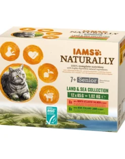 IAMS Naturally Cat Land & sea collection 12 x 85 g