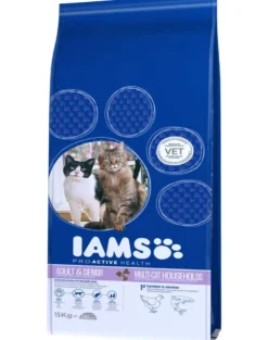 IAMS ProActive Health Adult & Mature & Senior Multi-Cat Households with Salmon & Chicken 15 kg