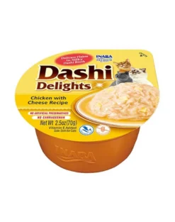 INABA Cat Dashi Delights Pollo e formaggio 70g