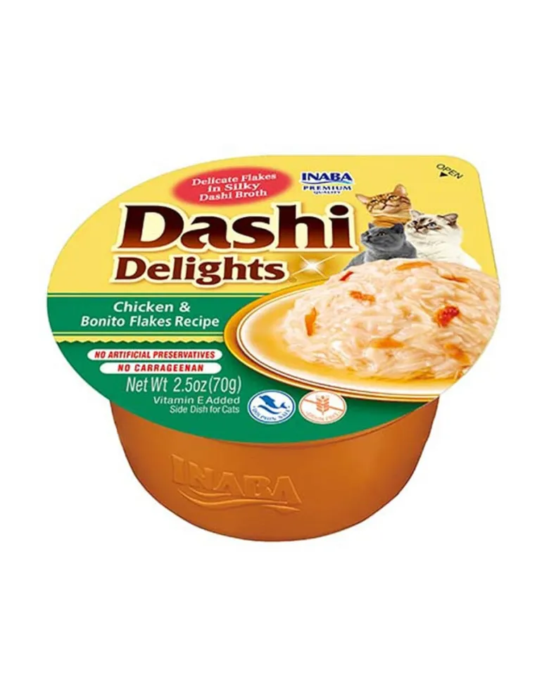 INABA Cat Dashi Delights Pollo e tonno bonito 70g