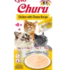 INABA Churu Cat bocconcino cremoso al pollo e formaggio per gatti 56 g