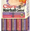 INABA Churu Cat Hairball 20x14g tonno e pollo crema snack per gatti