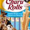 INABA Churu Rolls Chicken 8x12g wraps con pollo e formaggio per cani