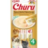 INABA Churu Tuna with bonito flakes 4x14g