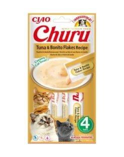 INABA Churu Tuna with bonito flakes 4x14g