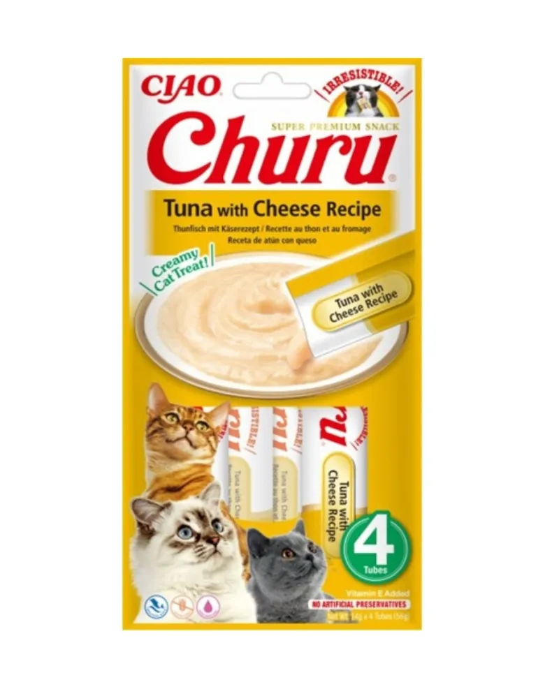 INABA Churu Tuna with cheese 4x14g